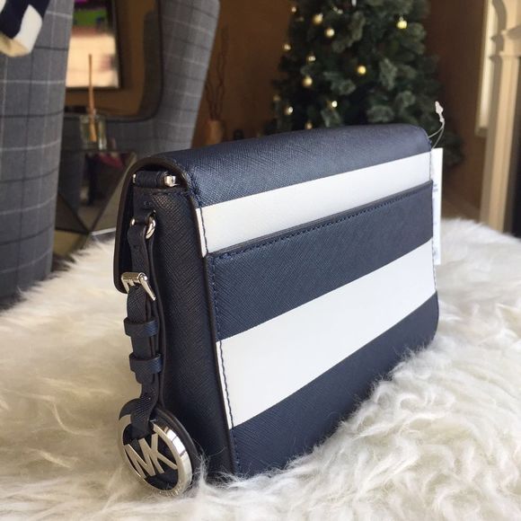 Michael Kors shoulder bag Saffiano stripe - Picture 3 of 5